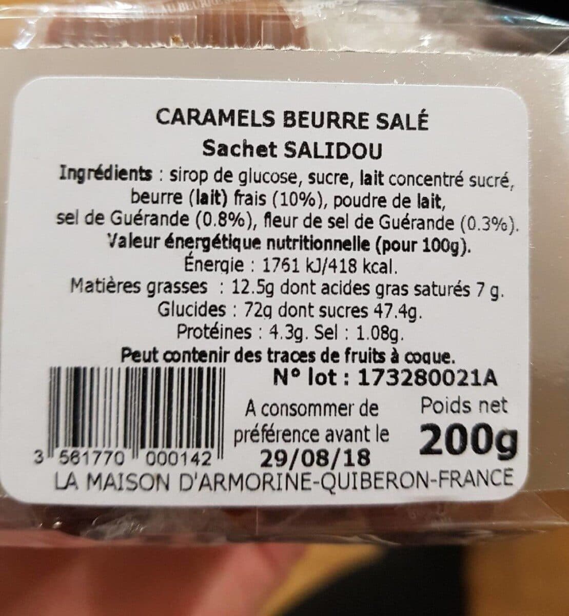 La Maison d'Armorine Caramels beurre salé packshot