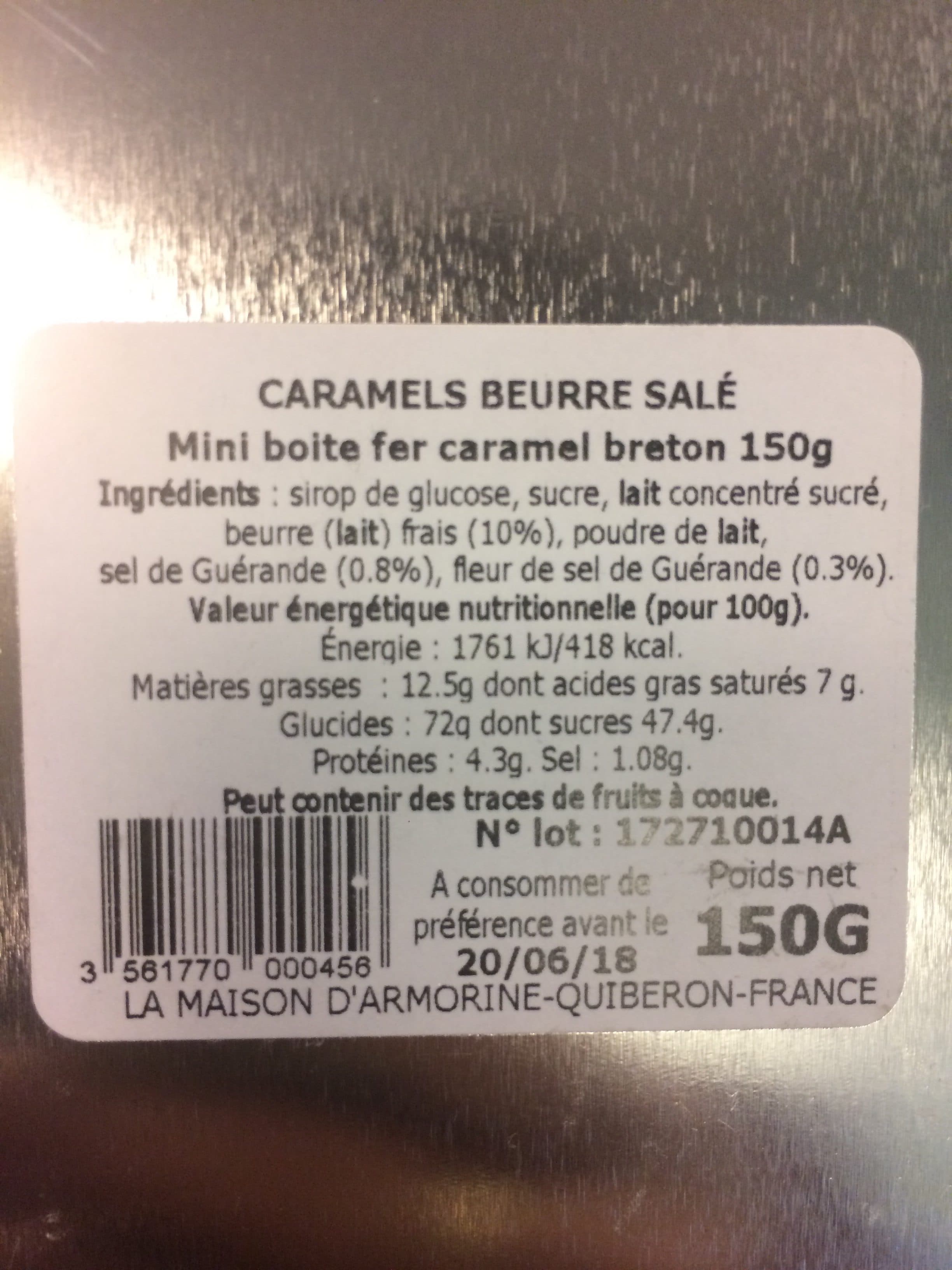 La Maison D’Armorine Caramel beurre salé packshot