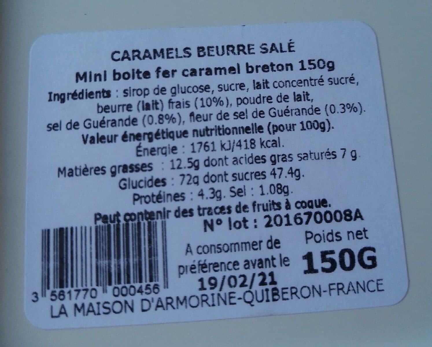 La Maison D’Armorine Caramel beurre salé packshot