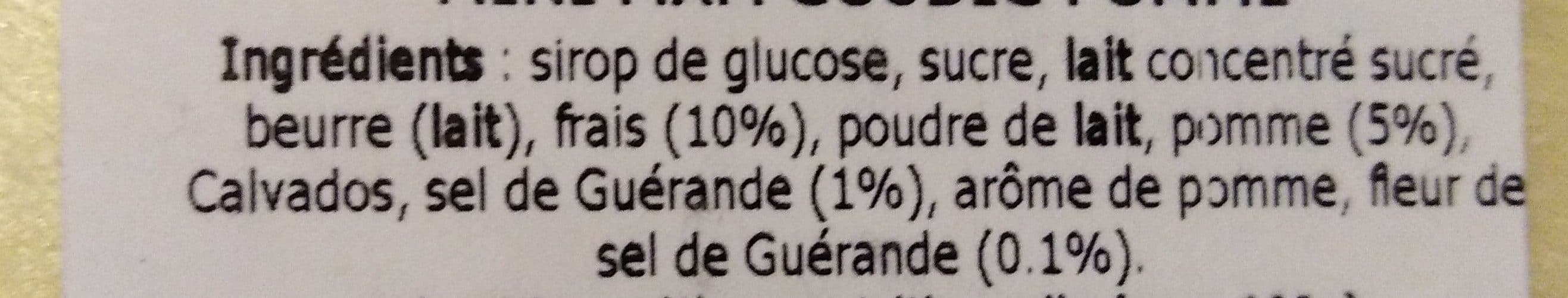 Open Food Facts Caramels au beurre salé pomme packshot
