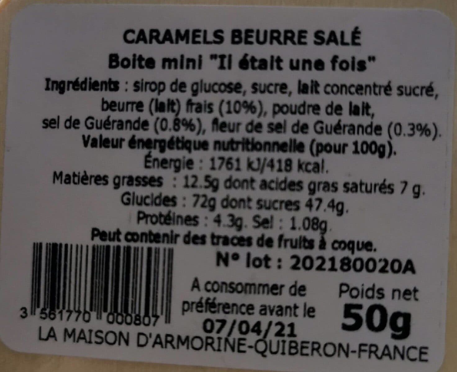 La Maison d'Armorine Mini Round Box With Caramels packshot