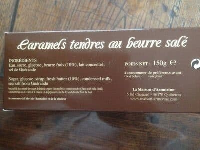 La Maison d'Armorine Caramels tendres au beurre salé packshot
