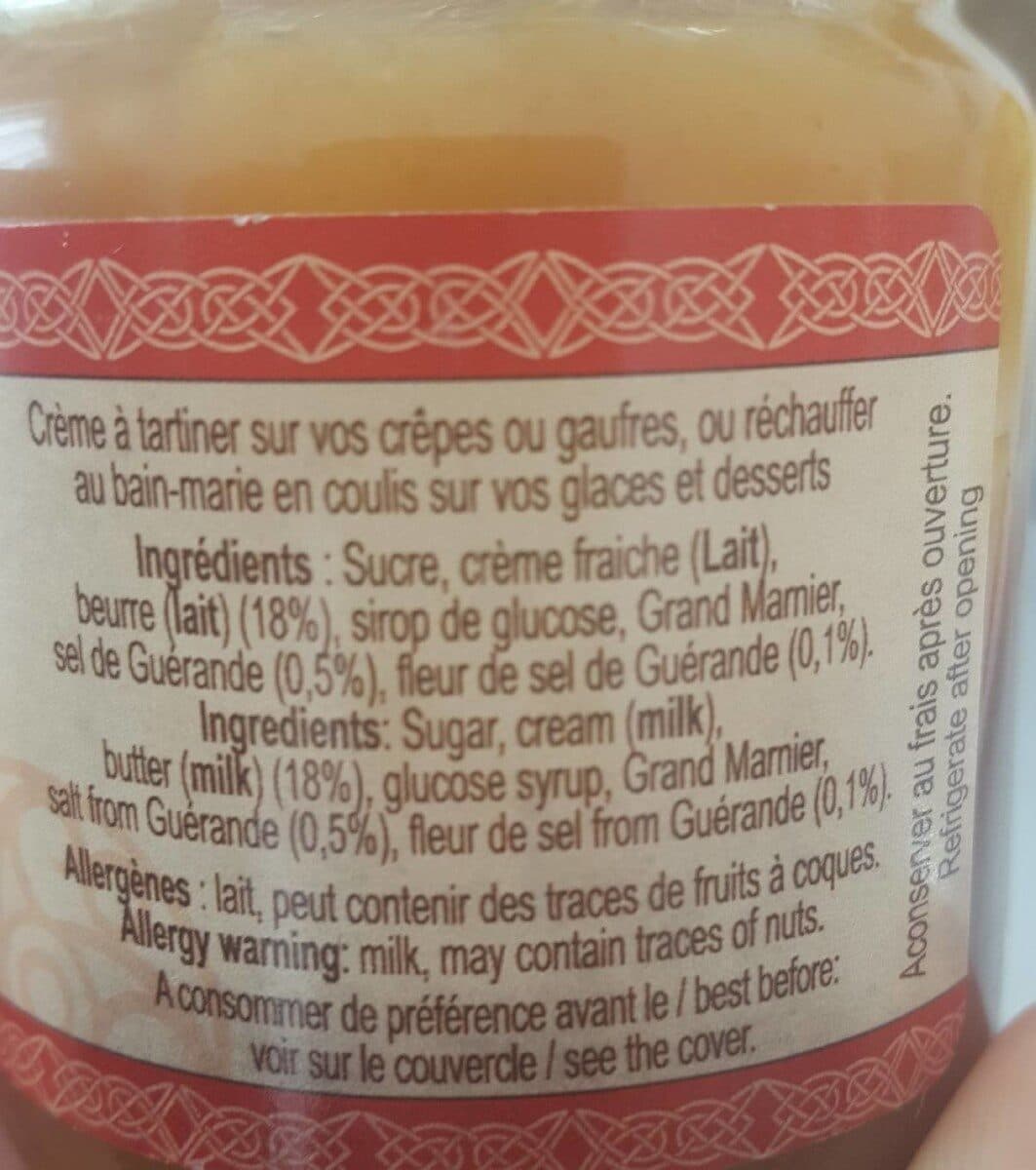 La maison d armorine Salted Butter Caramel Cream With Grand Marnier packshot