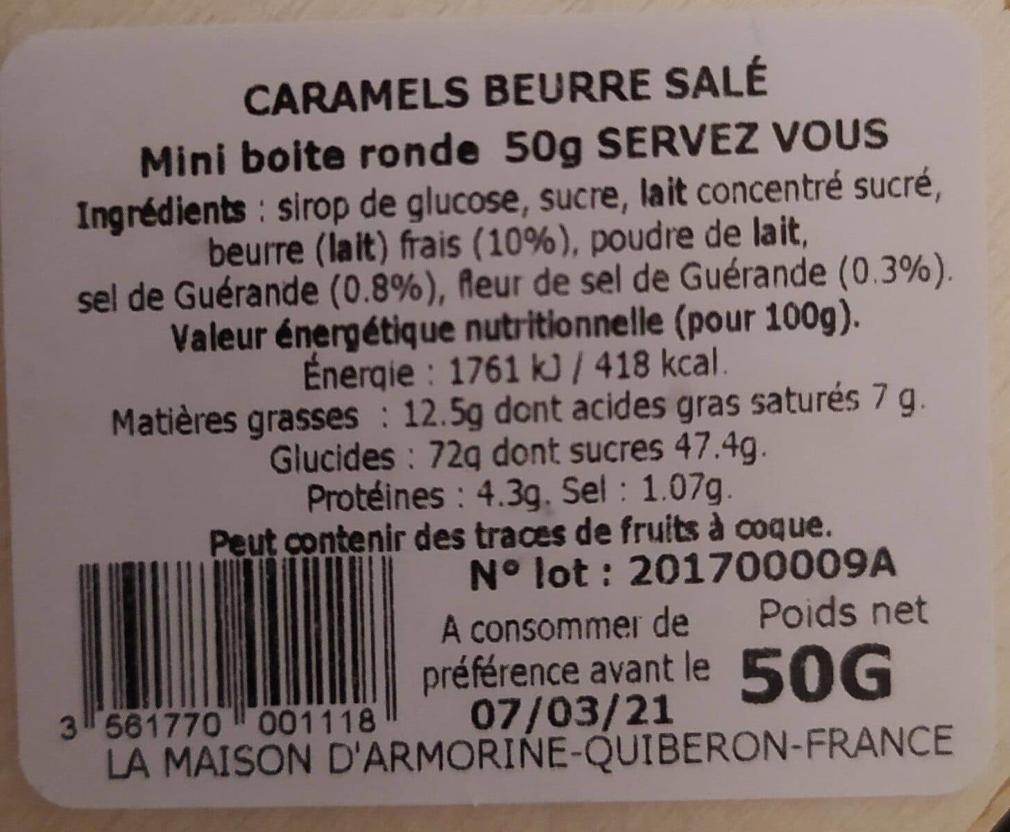 La Maison d'Armorine Caramels Au Beurre packshot