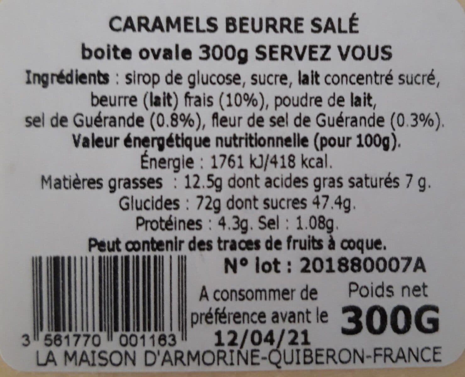 La Maison d'Armorine Caramels Beurre Salé packshot