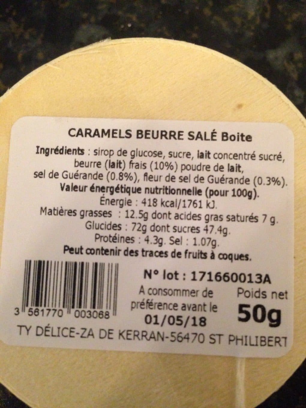 TY DÉLICE Caramels Nouse au beurre salé packshot