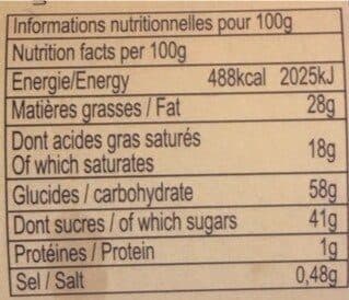 Open Food Facts Crème de caramel au beurre salé packshot