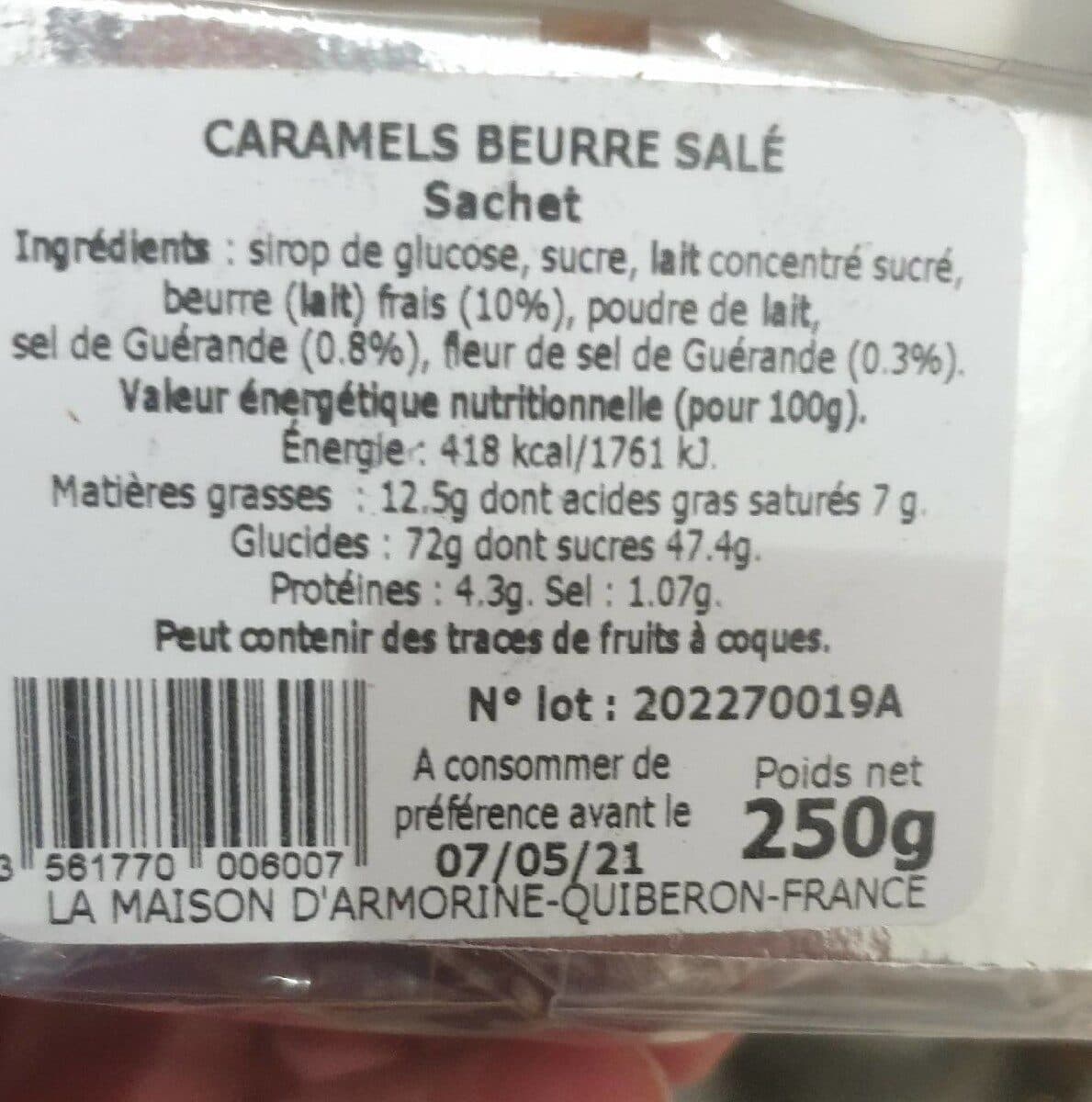 La Maison d'Armorine Caramels beurre salé packshot