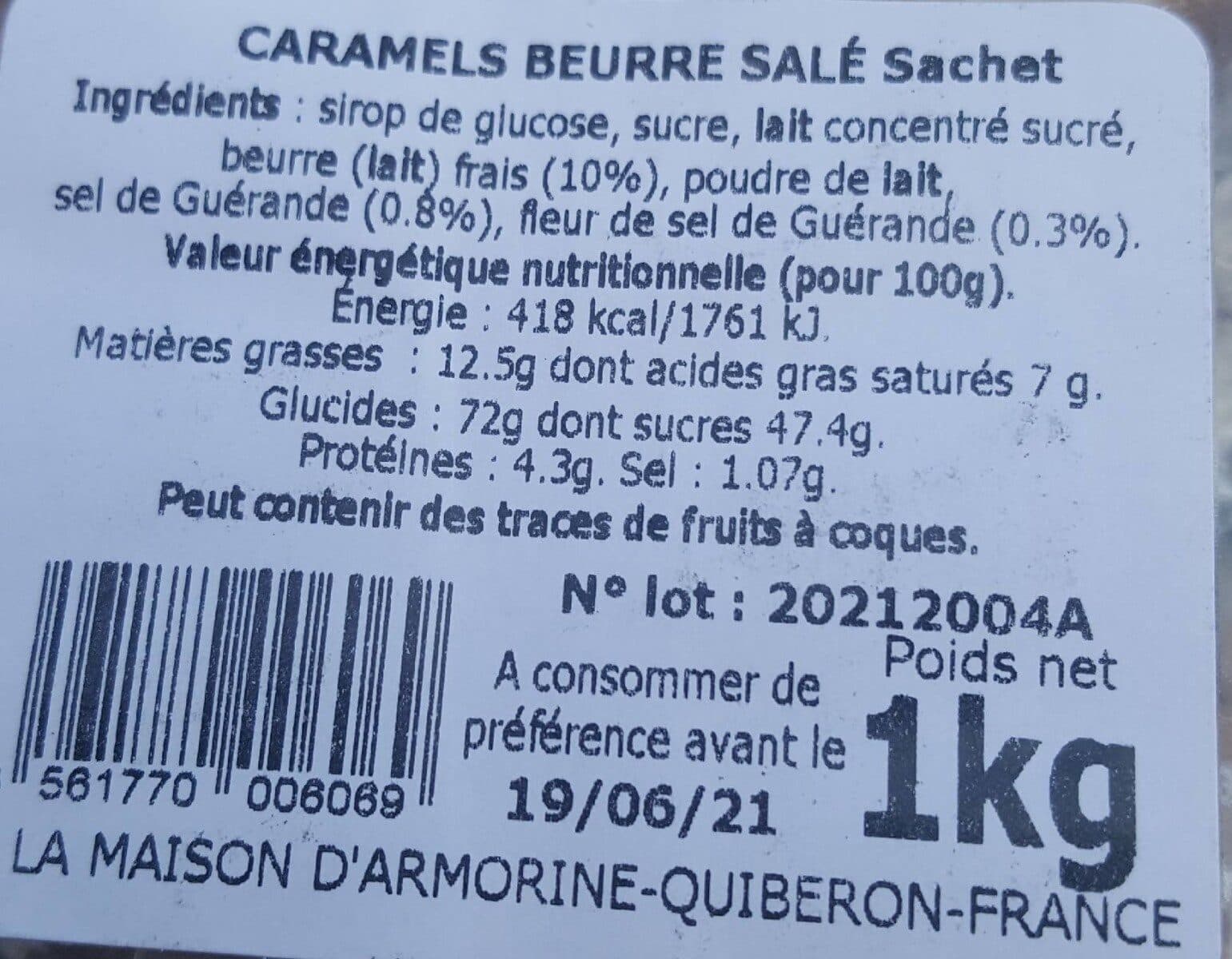 La Maison d'Armorine Caramel au beurre salé packshot