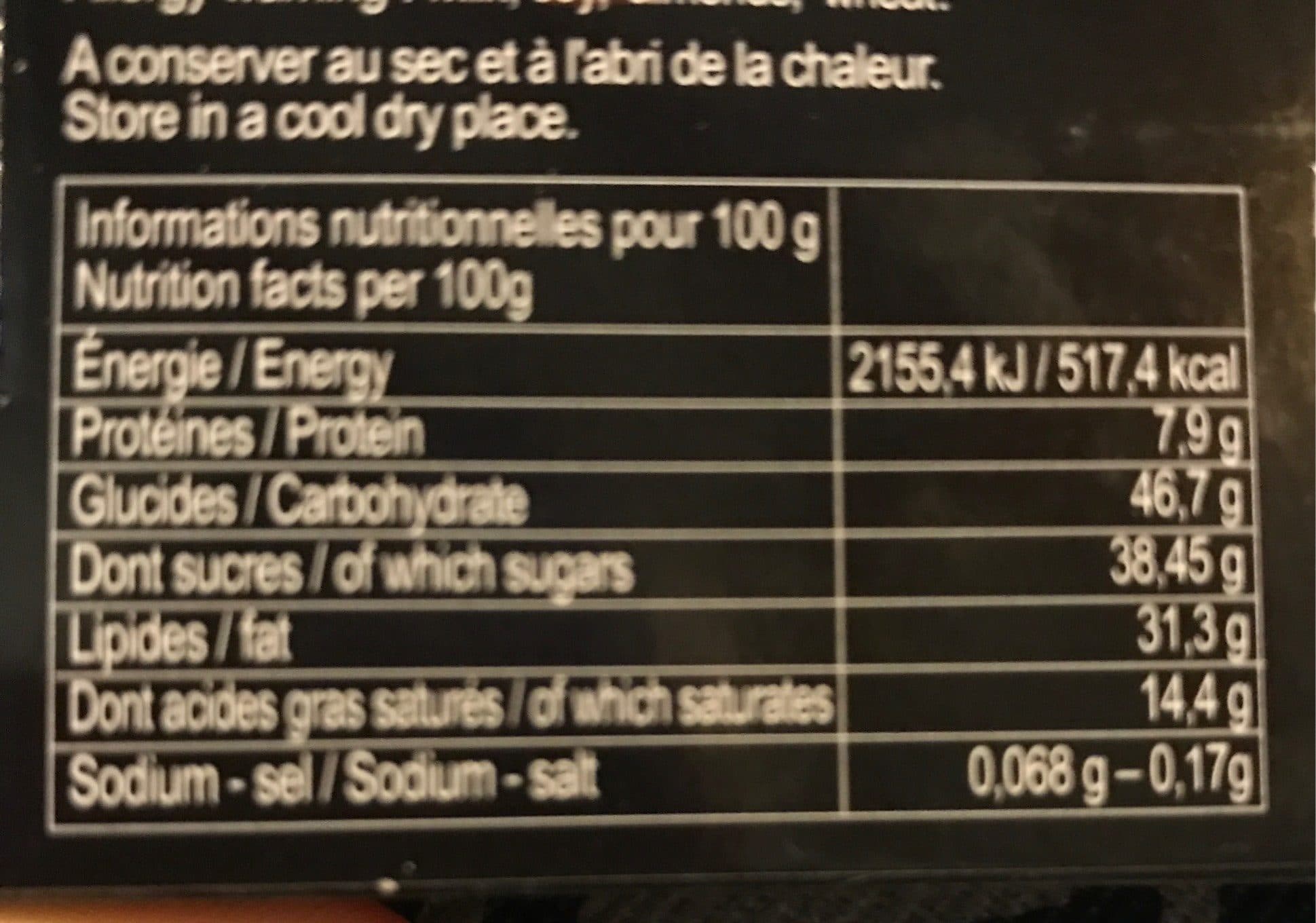 La maison d armorine Dark Chocolate And Orange Florentins packshot