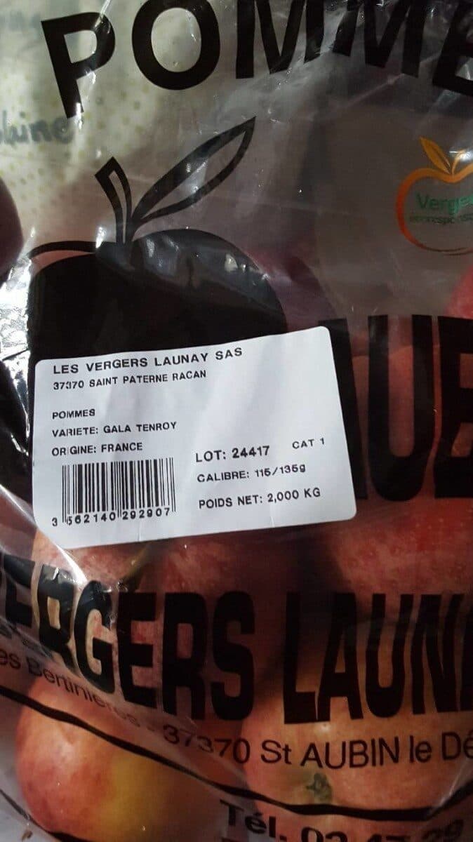 Open Food Facts pomme gala sachet 2kg packshot
