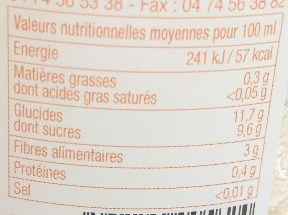 Les vergers de la Chana Jus de POIRE packshot