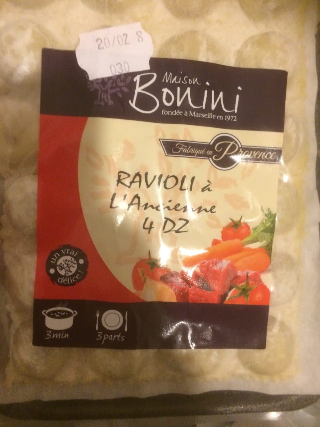 Bonini Maison Bonini ravioli a l?ancienne packshot