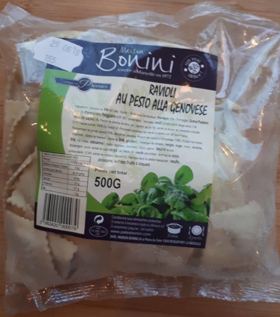 Open Food Facts Ravioli au pesto alla genovese packshot