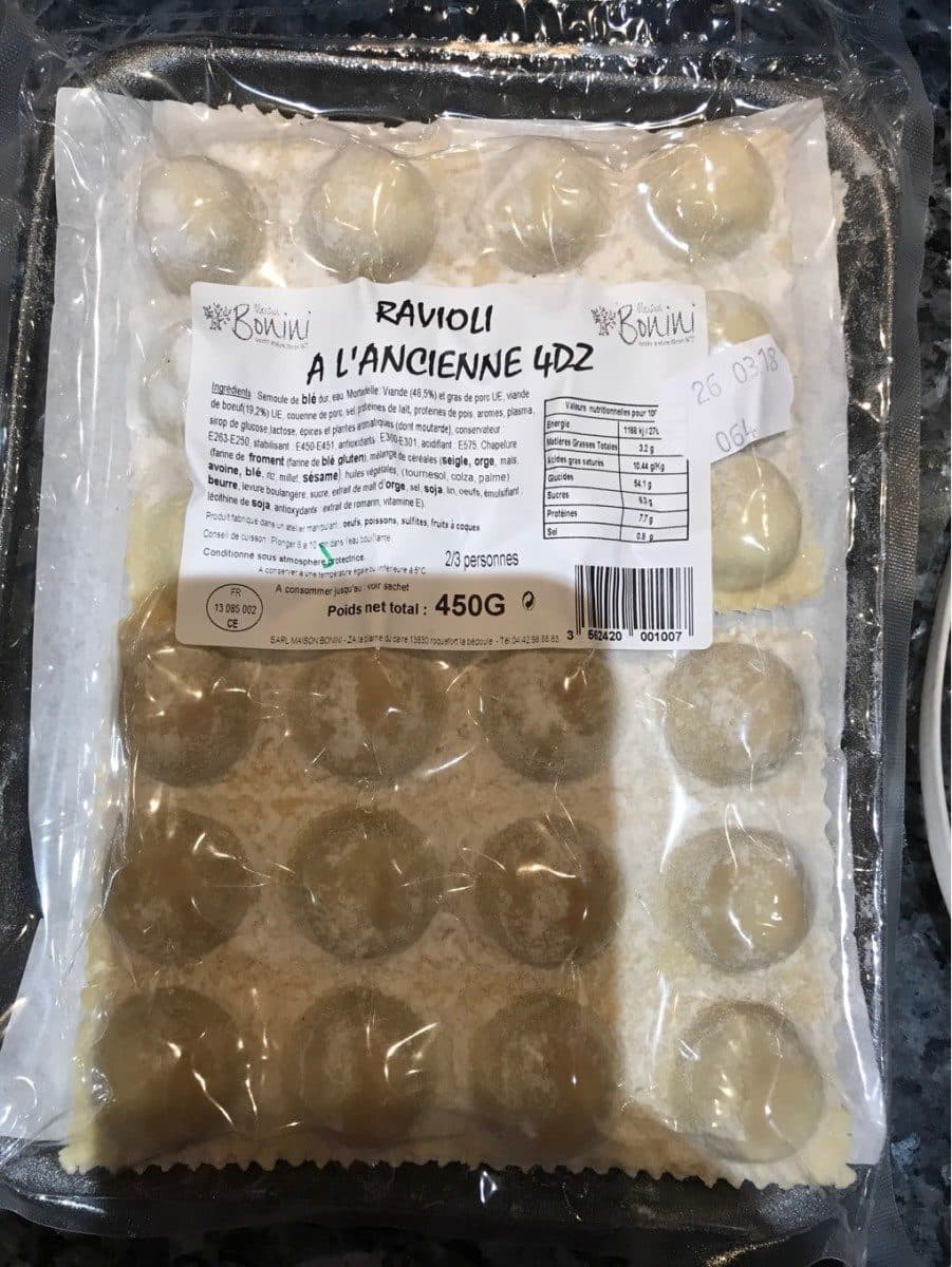 Open Food Facts Ravioli packshot