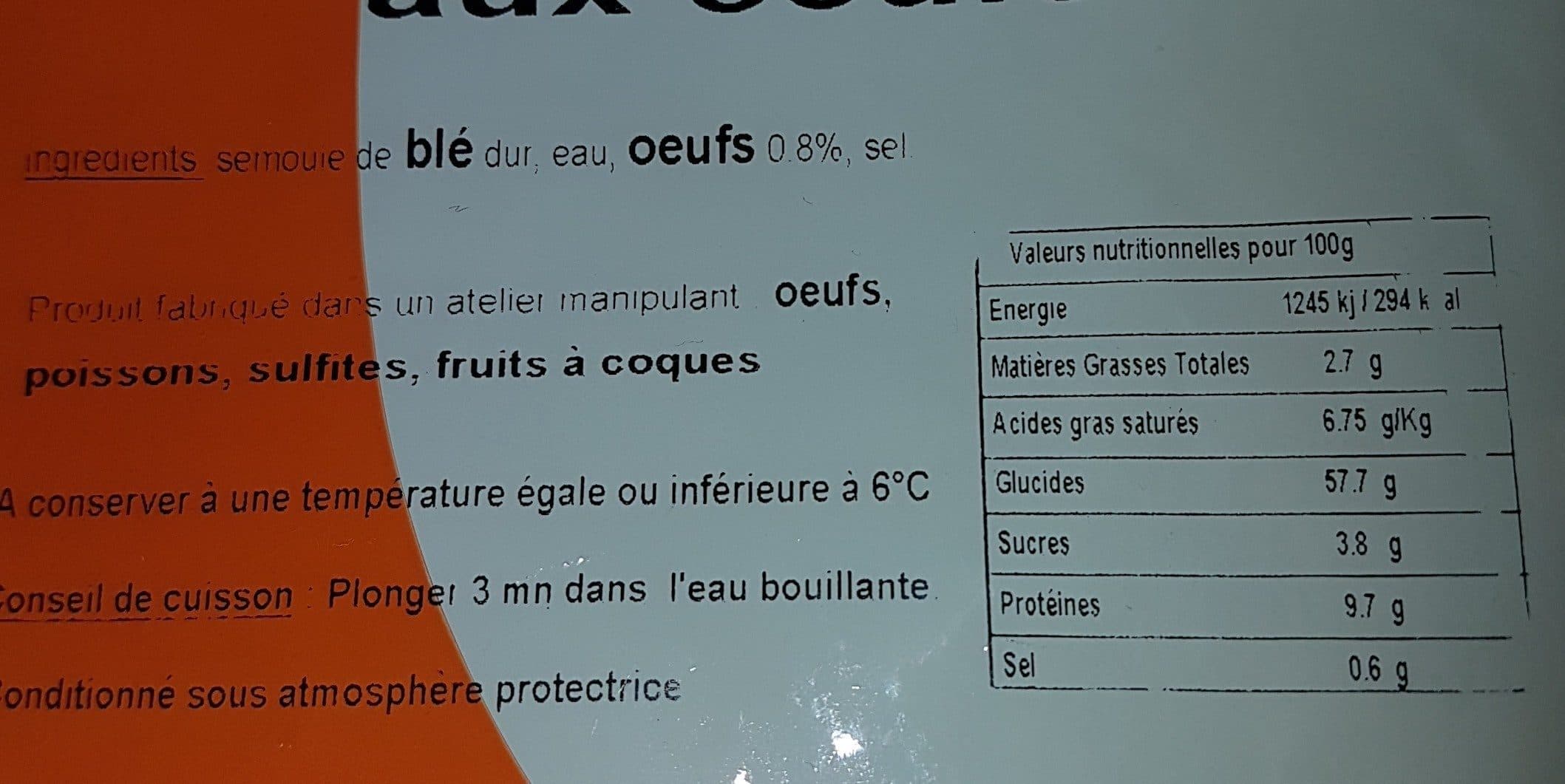 L'assiette d'Antoine Tagliatelle aux oeufs packshot