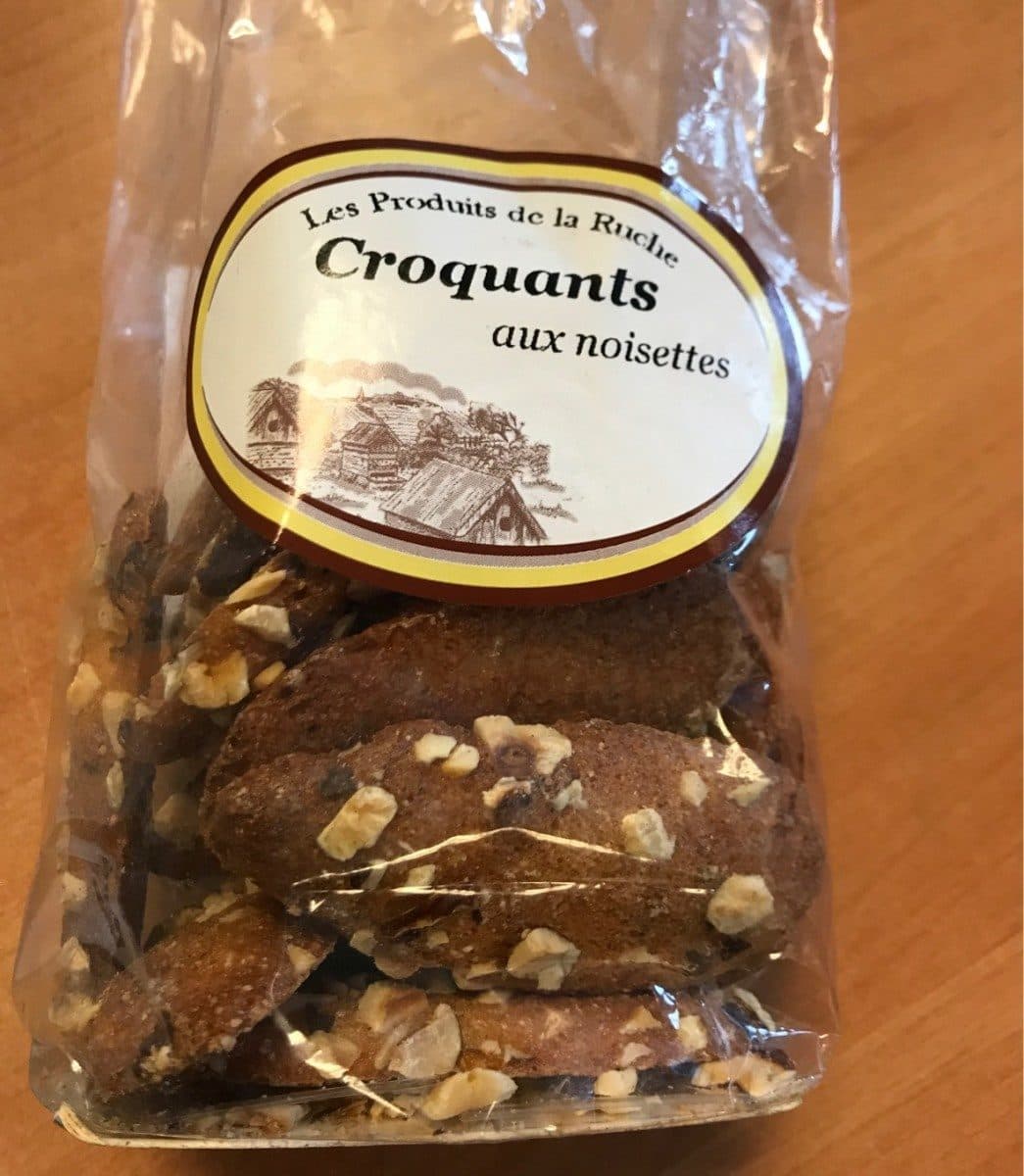 Les Produits de la Ruche Croquants aux noisettes packshot