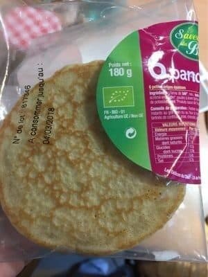 Saveurs du Bio 6 pancakes packshot