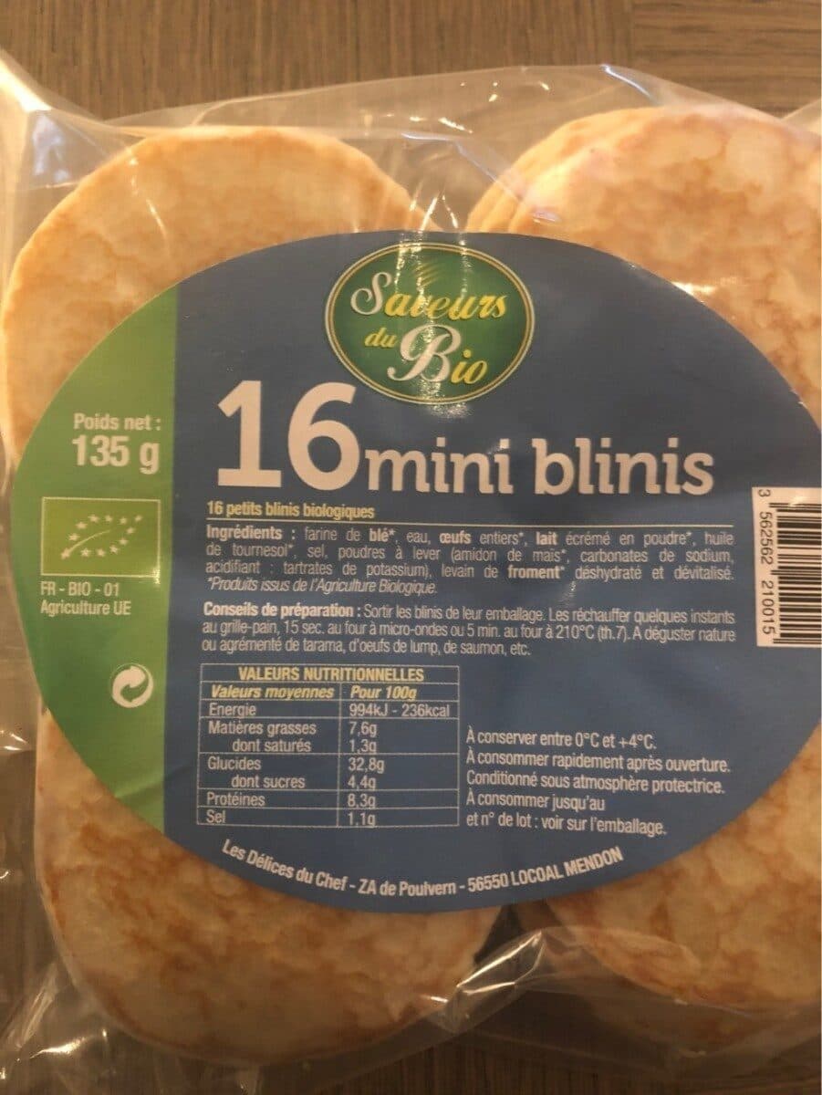 Open Food Facts Mini blinis packshot