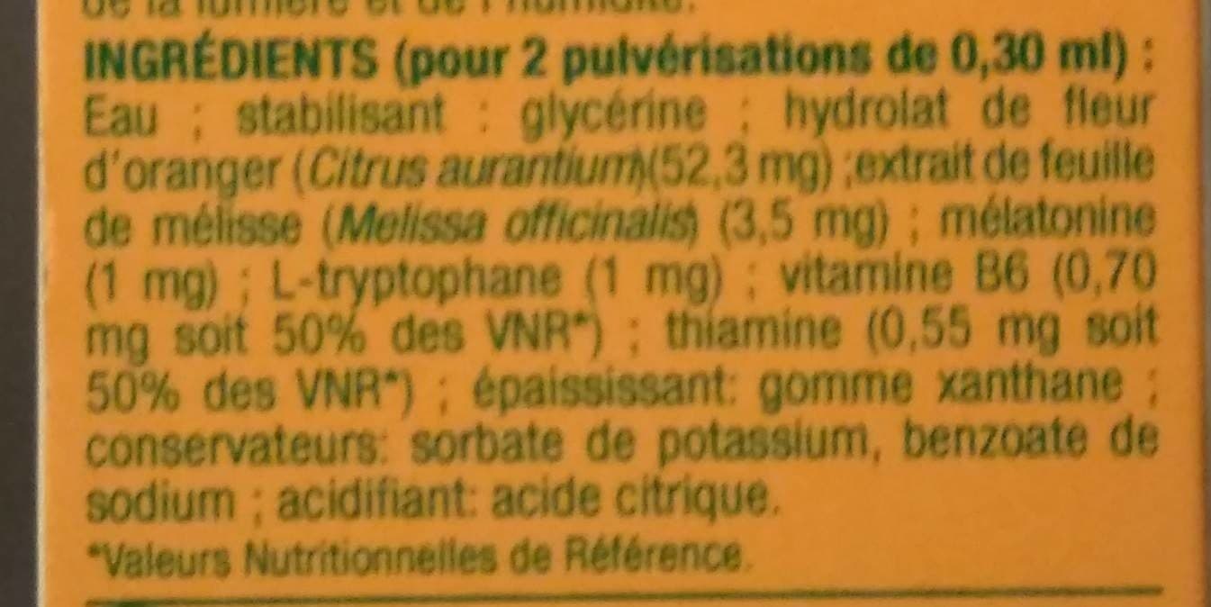 Open Food Facts Spray buccal Melatonine packshot