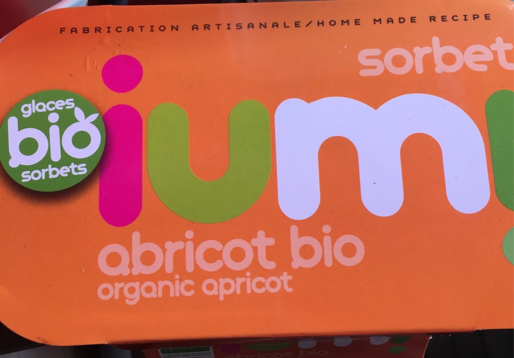 Iumy Iumi sorbet abrico bio packshot