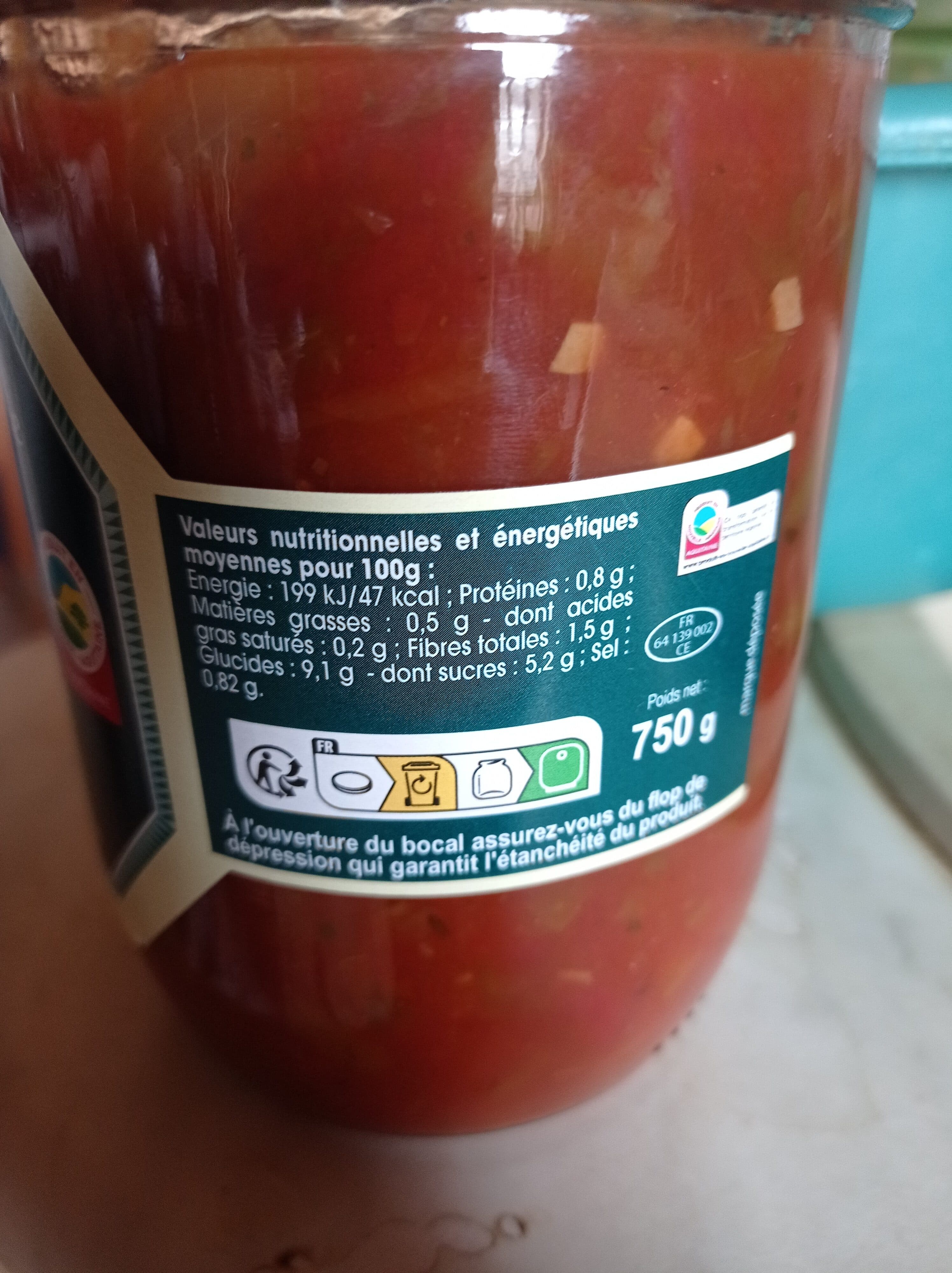 Le Vieux Chêne Piperade bearnaise packshot