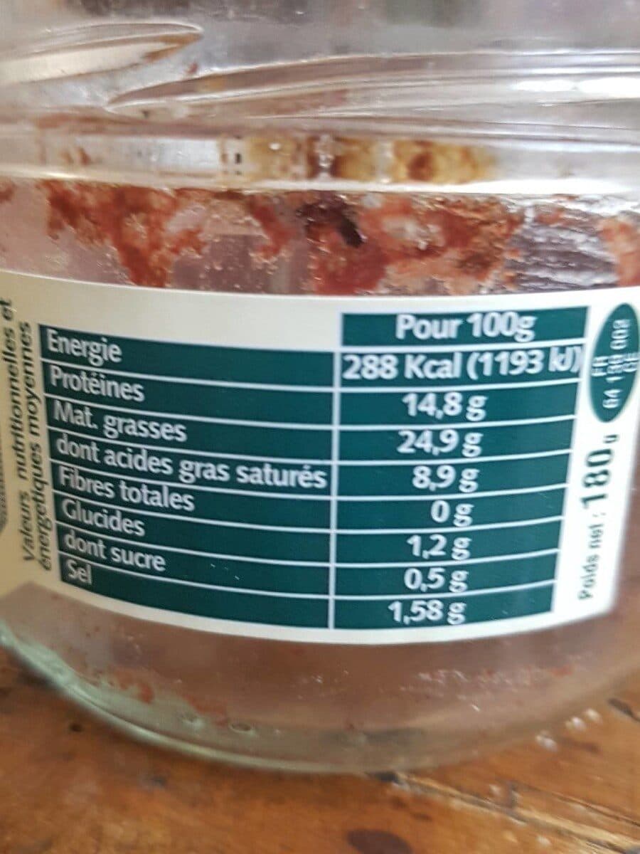 Le Vieux Chêne Boudin de porc packshot