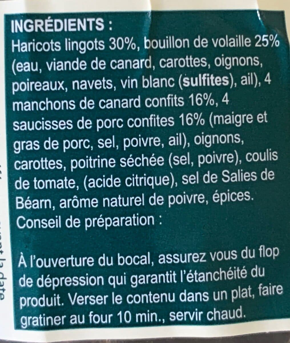 Le Vieux Chêne Cassoulet aux manchons de canard confits packshot