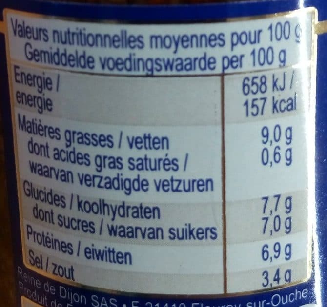 Reine de Dijon Moutarde Moût de raisin packshot