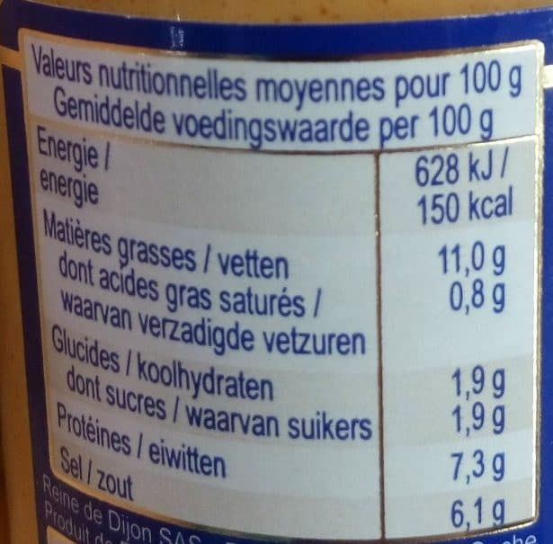 Reine de Dijon Moutarde piment doux fumé packshot