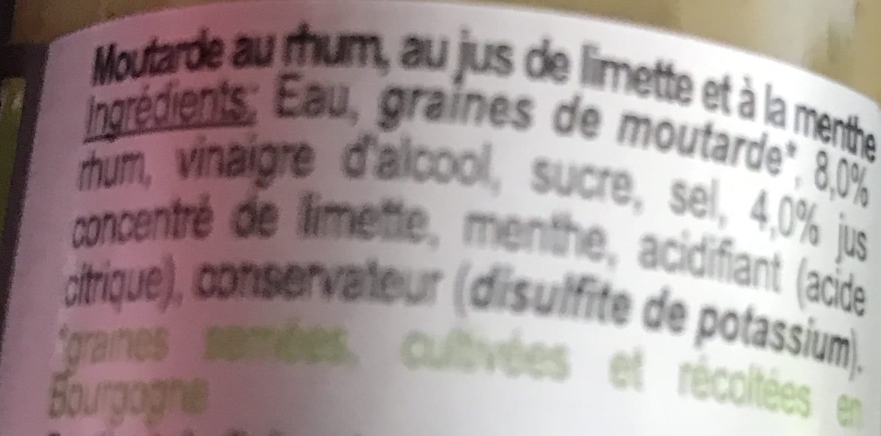 Reine De Dijon Moutarde Mojito packshot