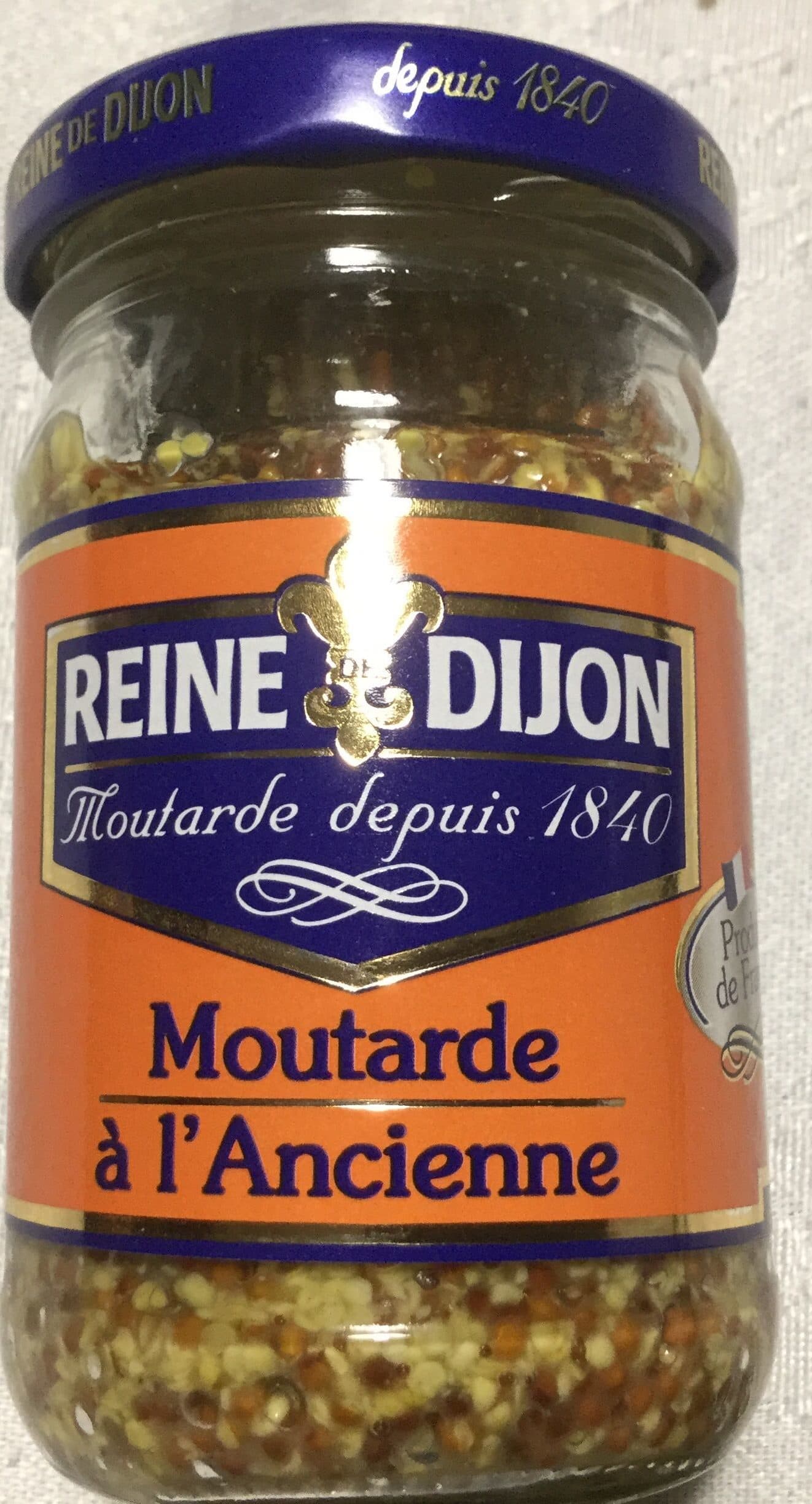 Reine de Dijon Moutarde à l'Ancienne packshot