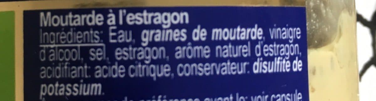 Reine de Dijon Moutarde Estragon packshot
