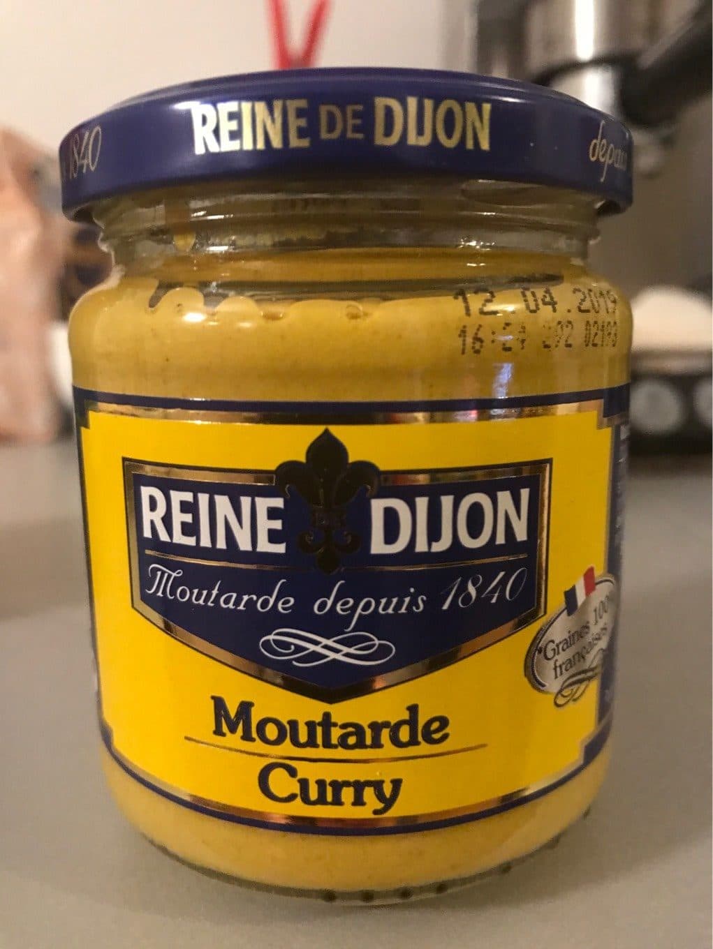 Reine de Dijon Moutarde Curry packshot