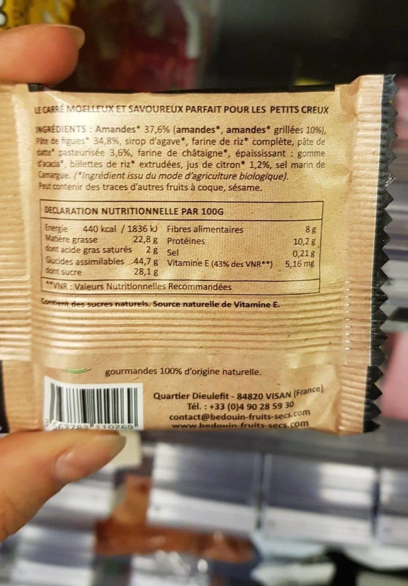 Open Food Facts Carré amande-figue packshot