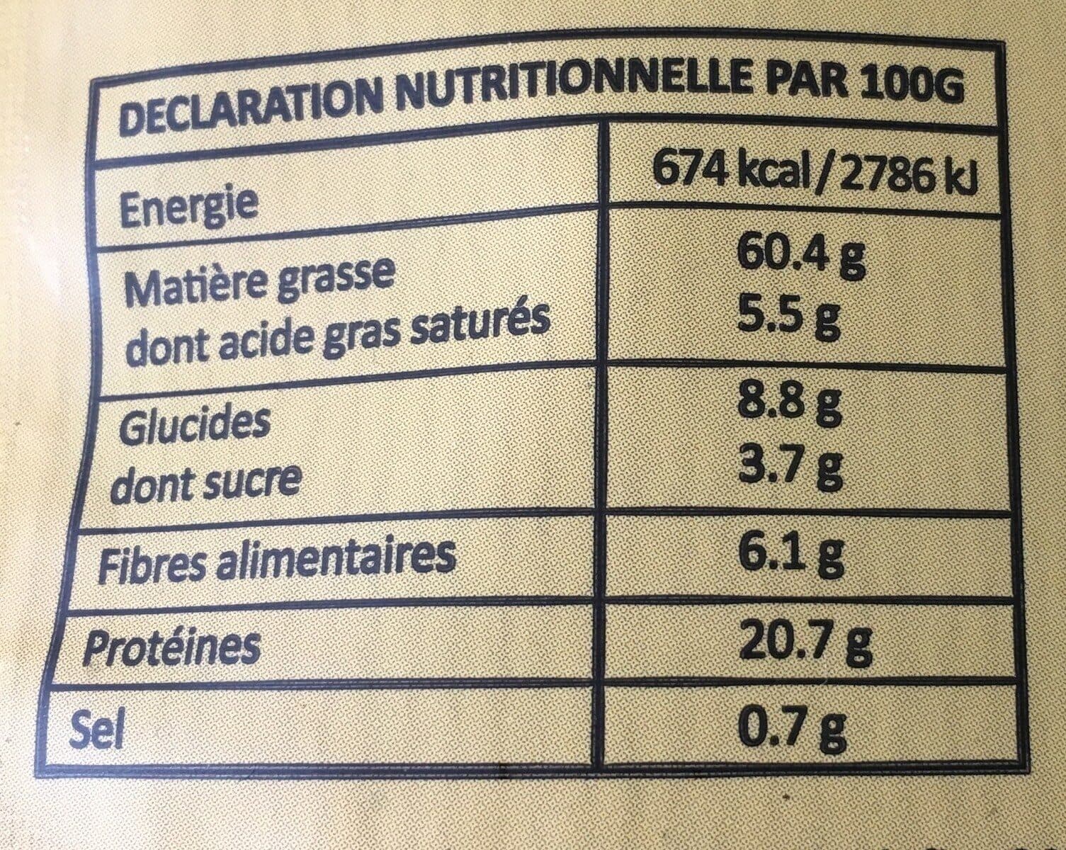 Open Food Facts Amandes bio grillées au citron et poivre packshot