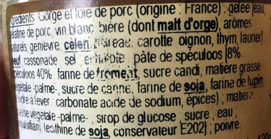 Délices des Flandres Terrine aux speculoos packshot