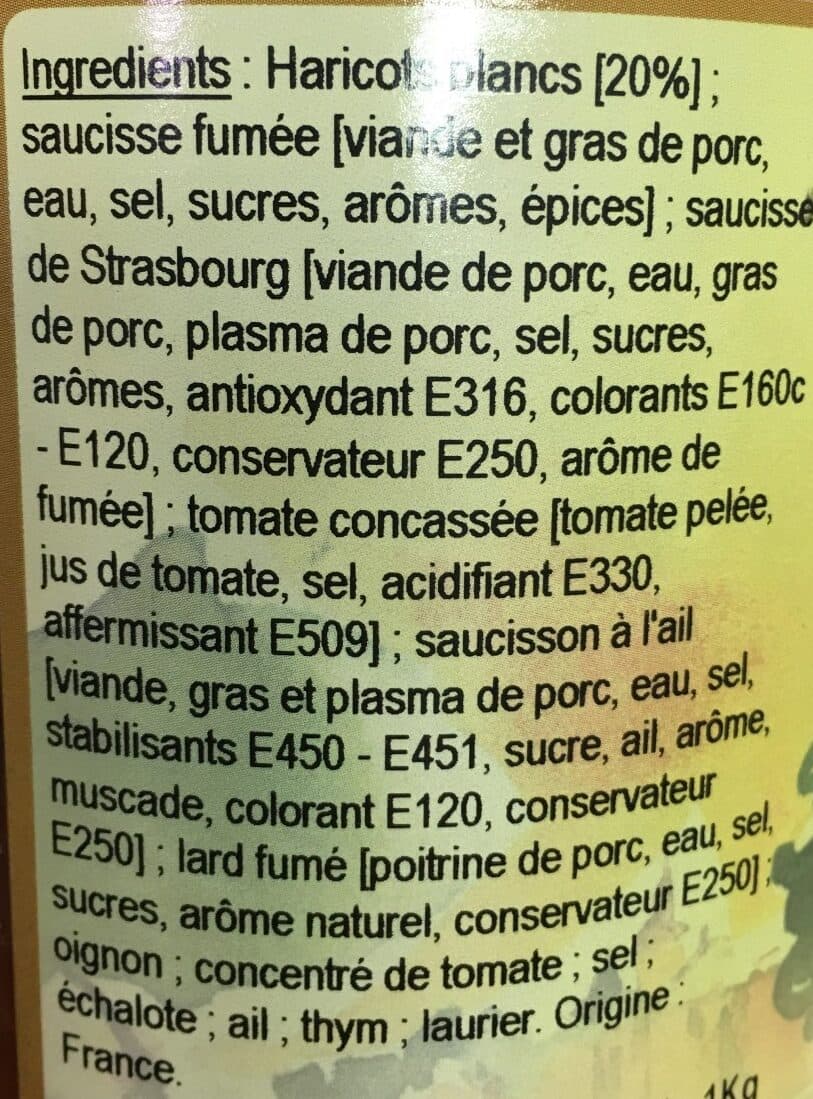 Les Mijotés de l'Abbaye Cassoulet packshot