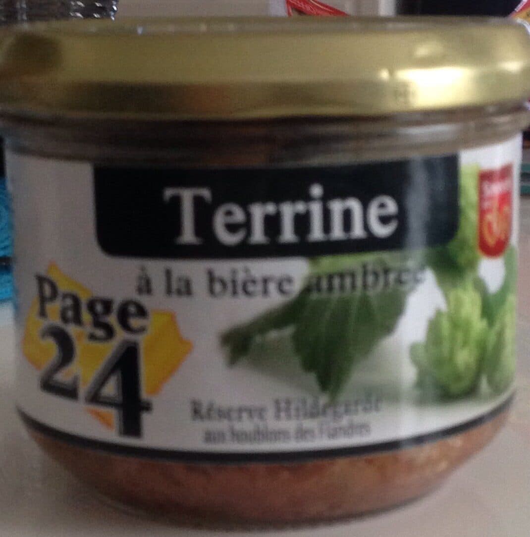Open Food Facts Terrine à la biere ambrée packshot