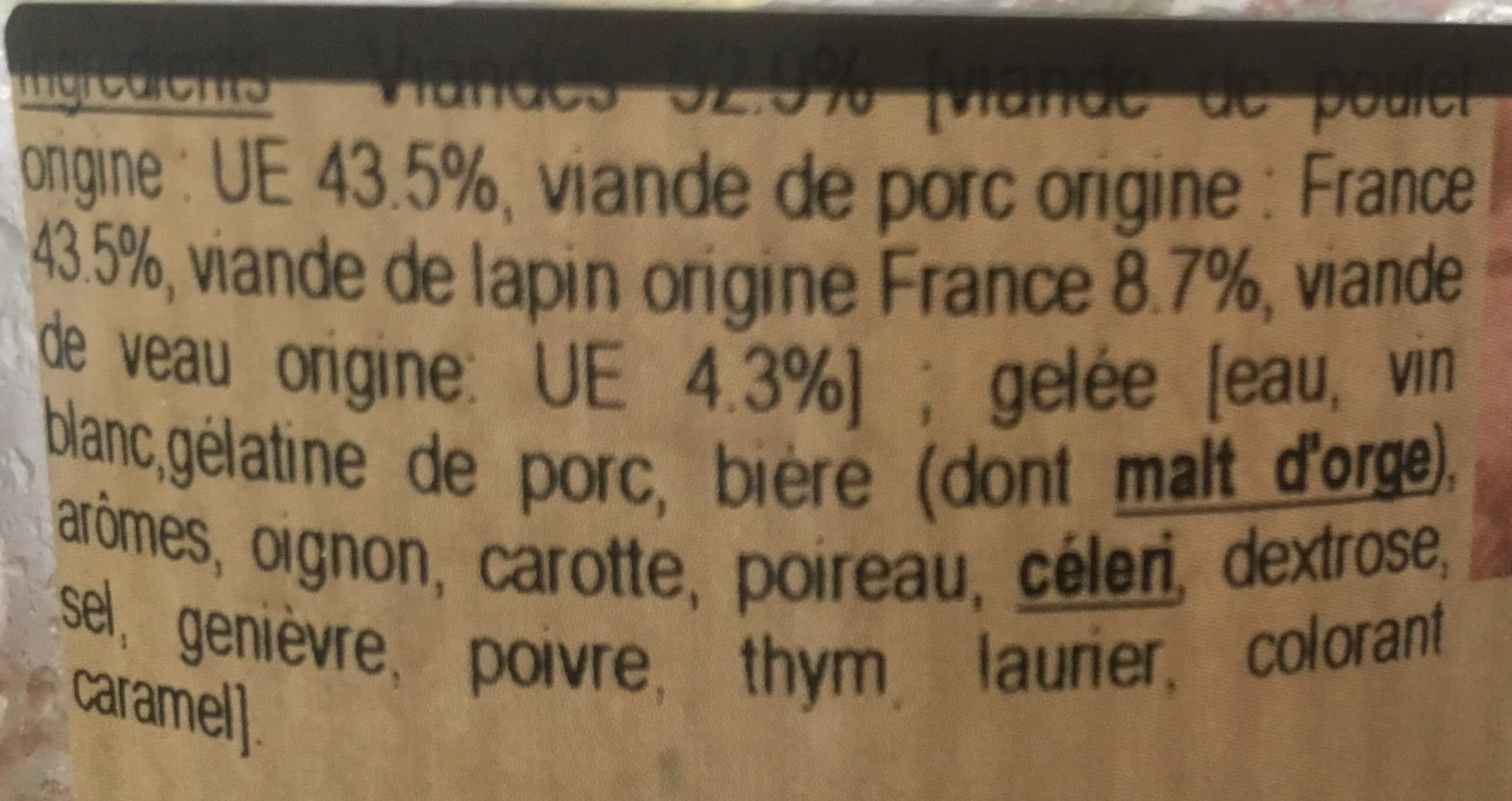 Tante Clémence Pot’je Vleesch désossé aux 4 viandes packshot