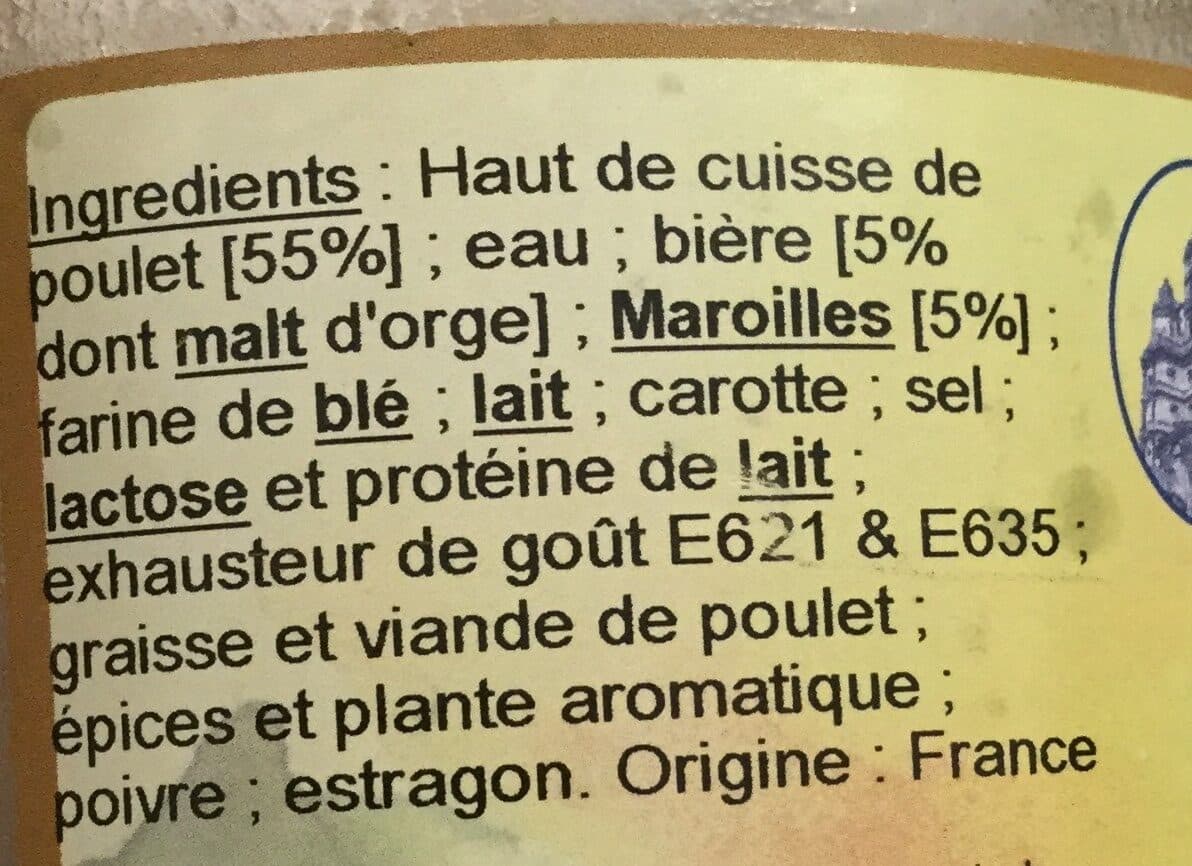 Les mijotes de l abbaye Poulet au Maroilles packshot