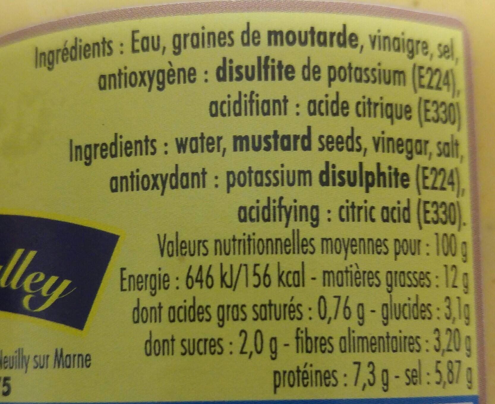 Eldaï Moutarde De Dijon 370 GR SV packshot