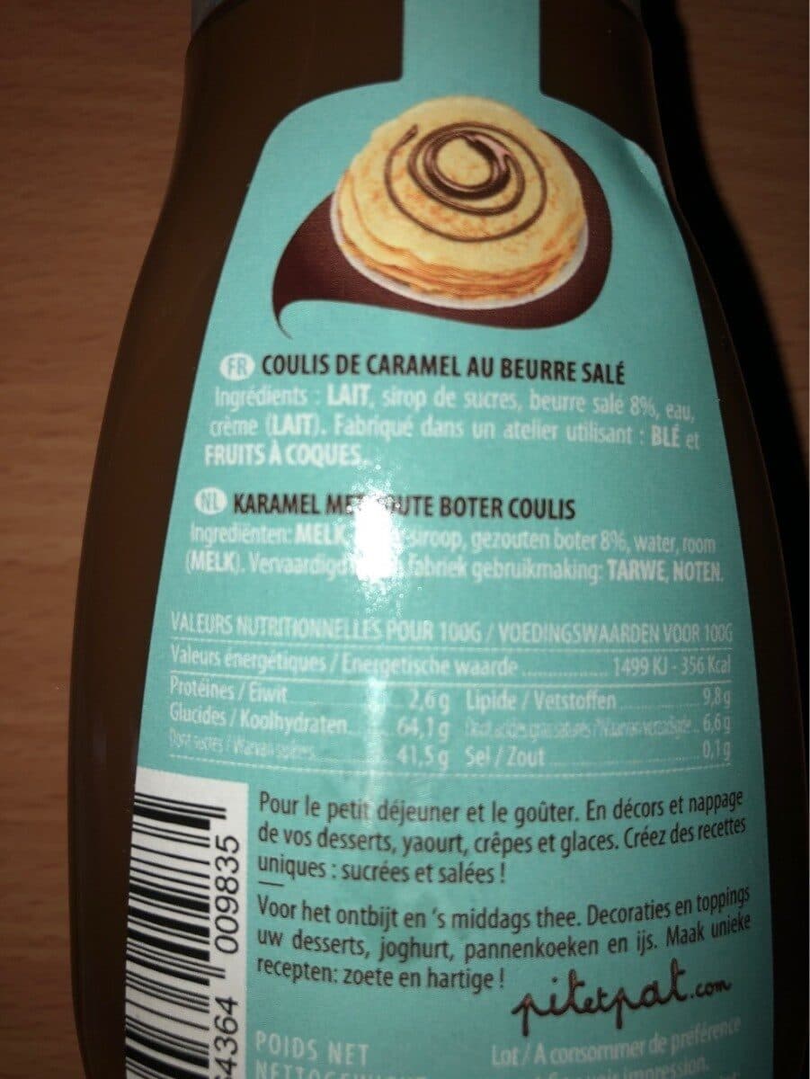 pit&pat Coulis de caramel au beurre salé packshot