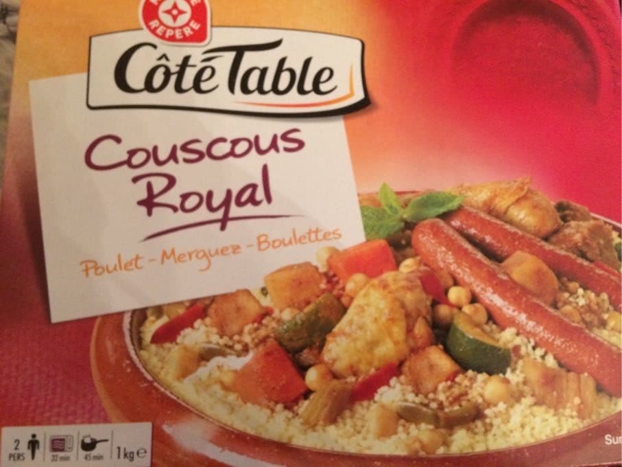 Marque Repère Couscous surgelé boite packshot