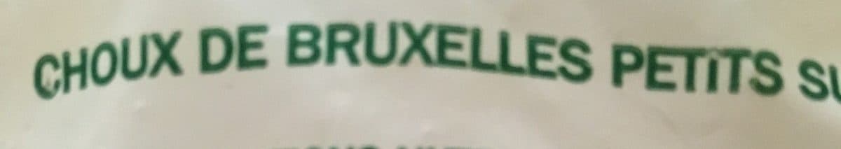 Marque Repère Choux de Bruxelles packshot