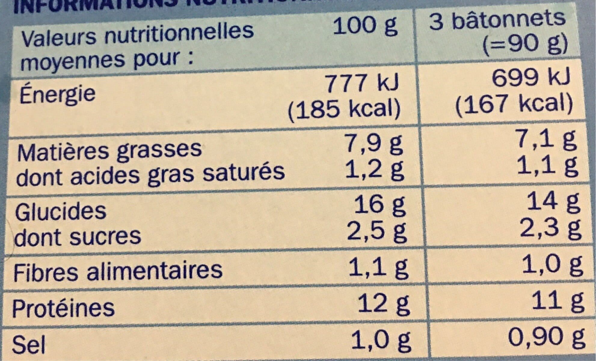 Marque Repère Bâtonnets panés de colin d'Alaska filet x 15 packshot