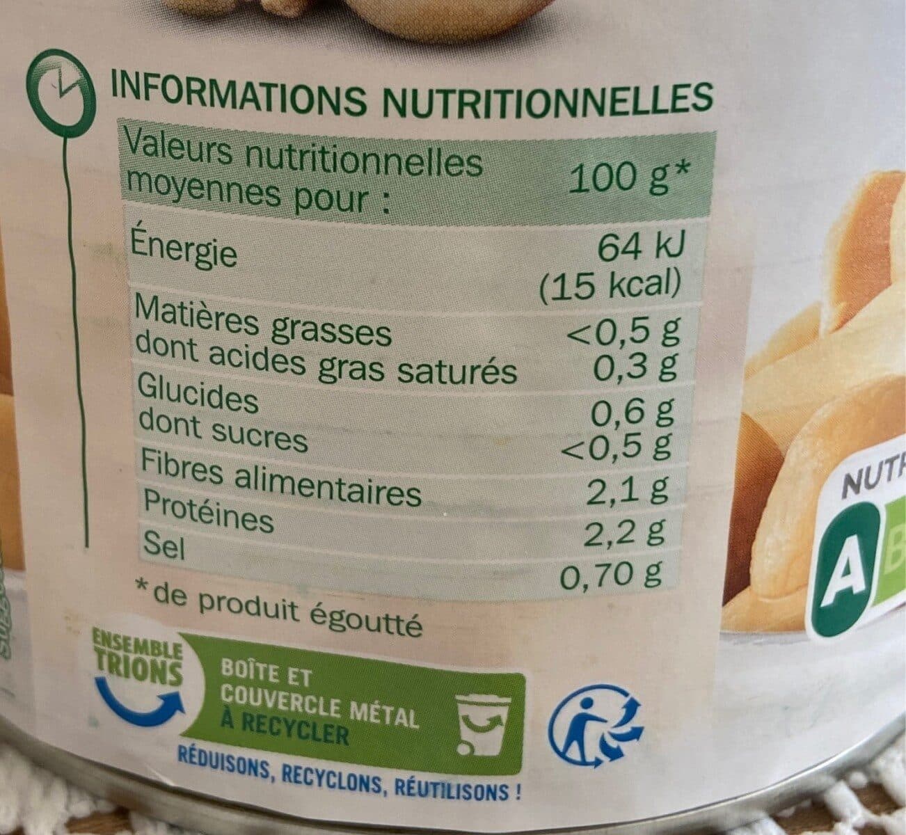 Marque Repère Champignons de Paris packshot
