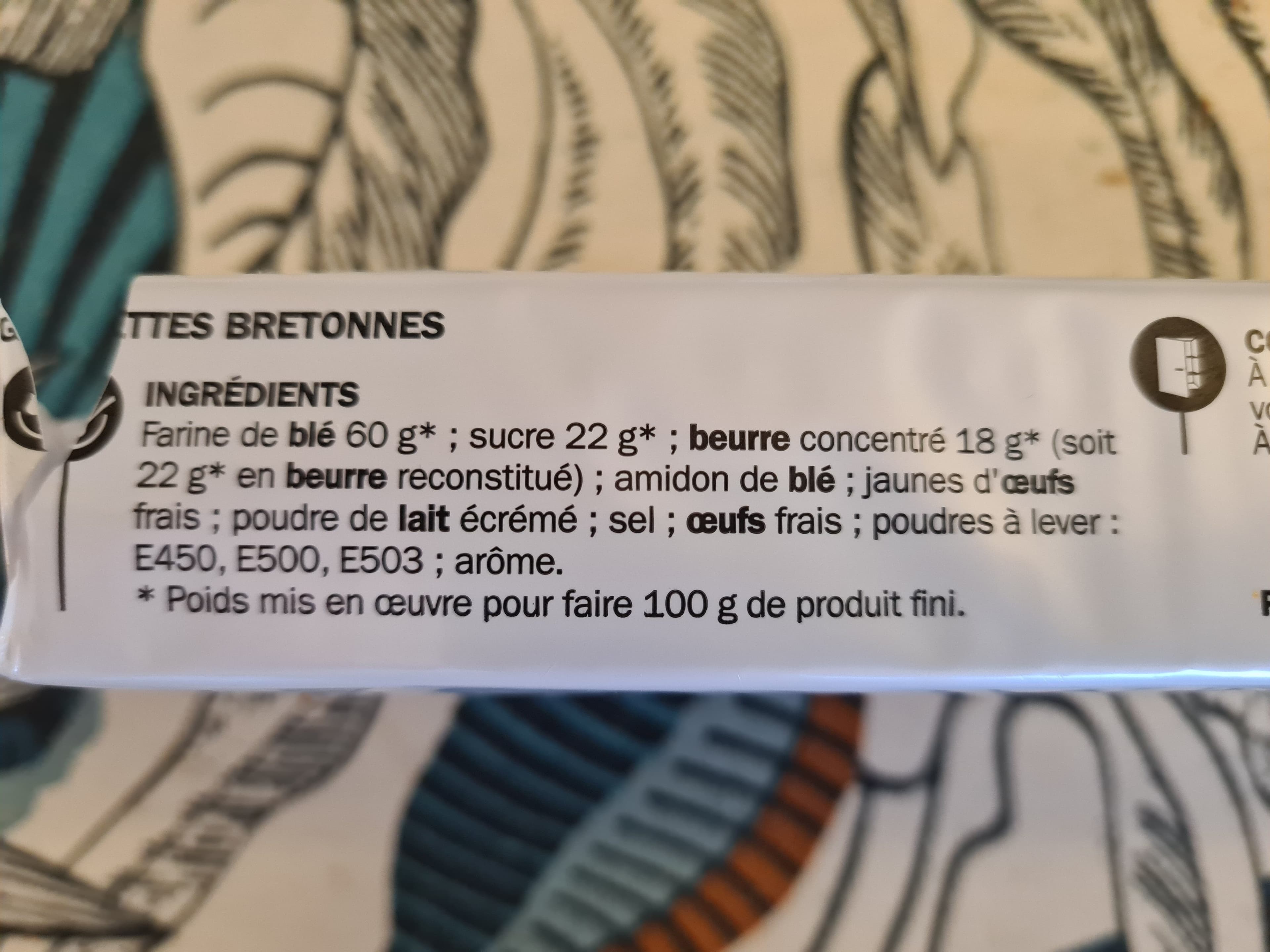 Marque Repère La galette bretonne pur beurre packshot
