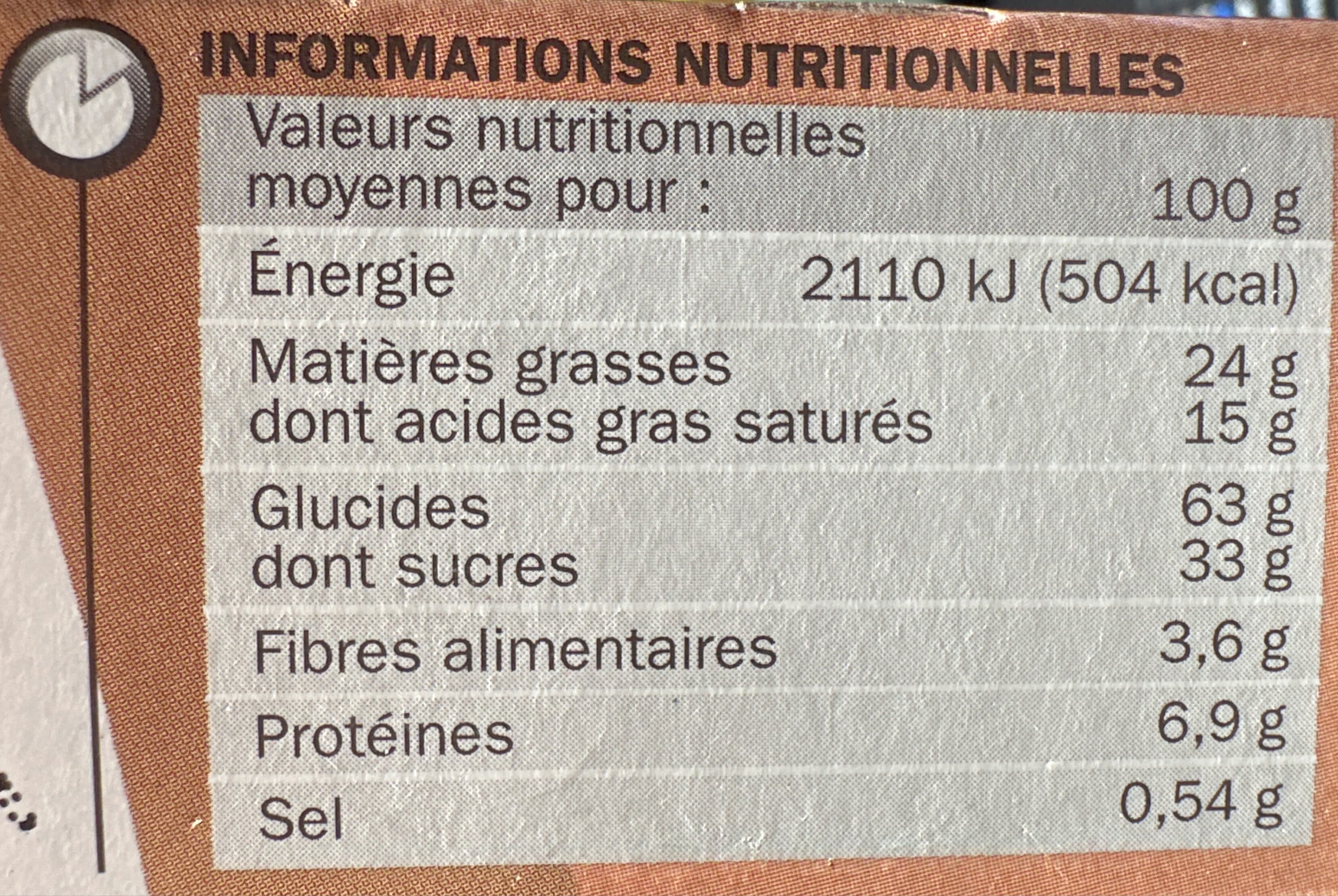 Marque Repère Petits beurre chocolat noir packshot