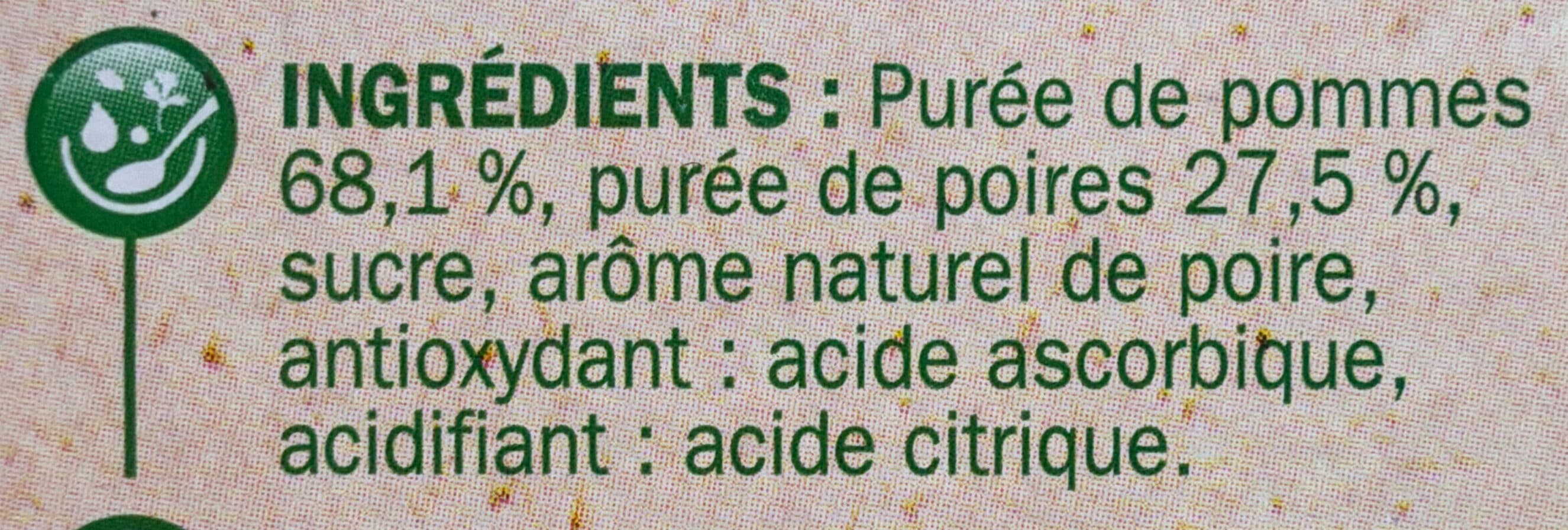 Douceur du Verger Compote Pomme-poires packshot